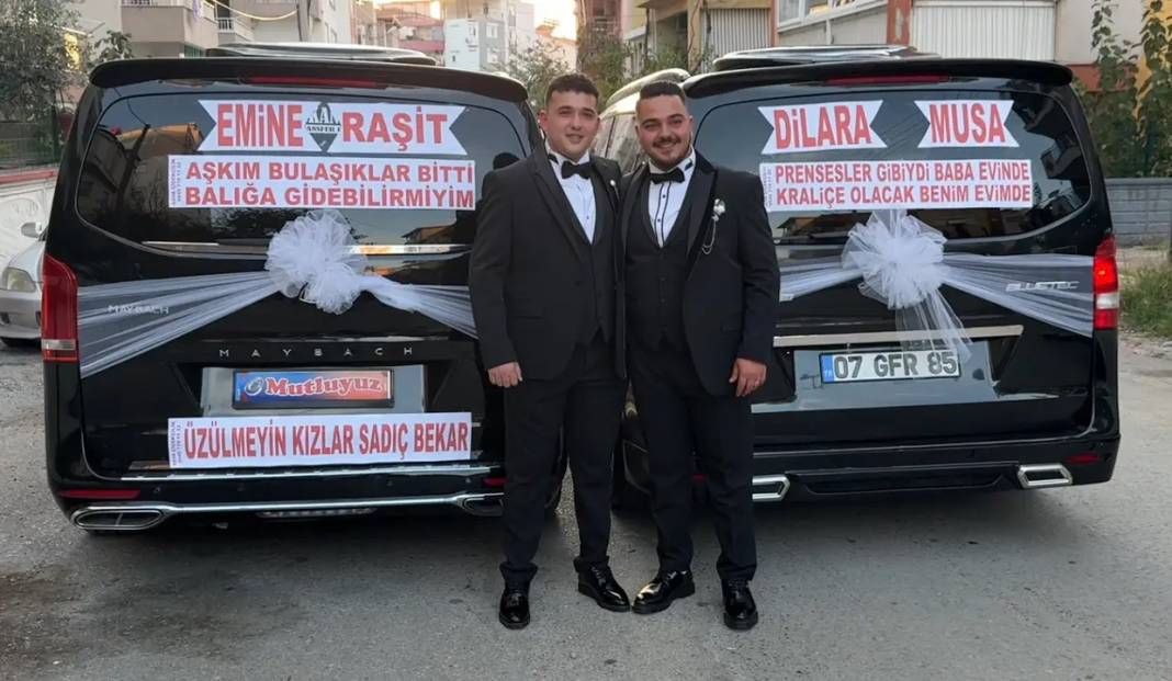 Serik’te Tarihe Geçen Düğün: Aynı Yaş, Aynı Gün, Aynı Düğün 1